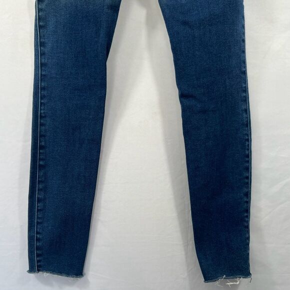 Abercrombie & Fitch Simore High Rise Blue Skinny Jeans 0689 - Picture 9 of 12